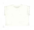 Dames T-shirt Organic Mantis Crop Top T M96 White